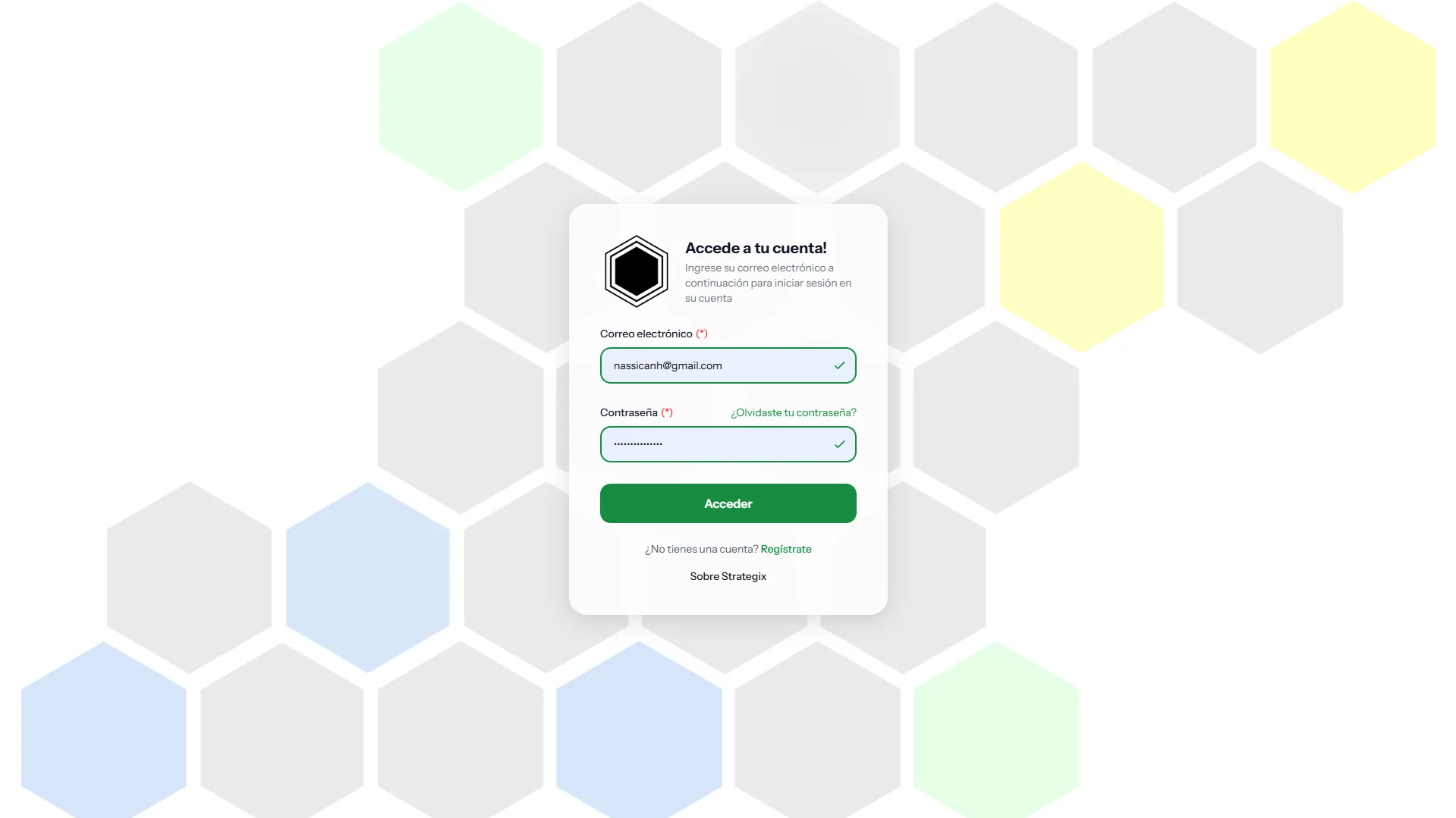 Strategix - Aplicación web con enfoque en rendimiento y accesibilidad.